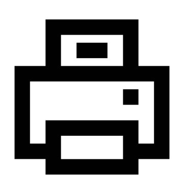 yazıcı satırı vektör simgesi