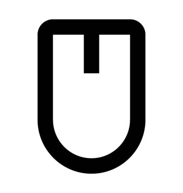 bilgisayar fare vektör simgesi