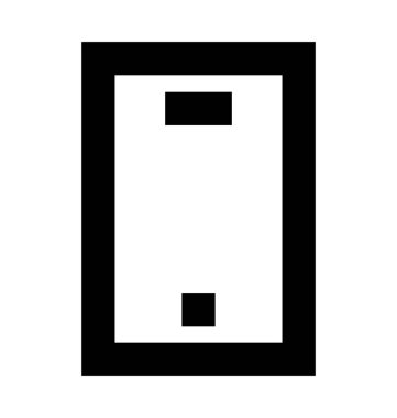 Telefon hattı vektör simgesi