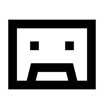 Kaset çizgi vektör simgesi