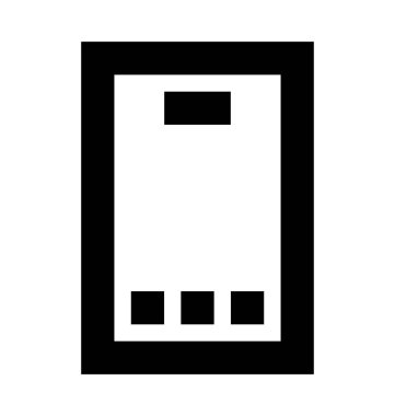 Telefon hattı vektör simgesi