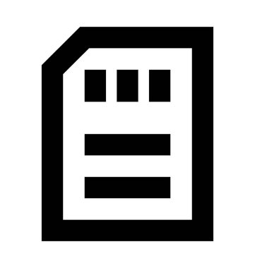 hafıza kartı vektör simgesi