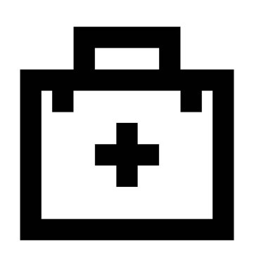 ilk yardım vektör simgesi