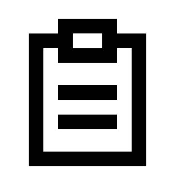 tıbbi rapor vektör simgesi