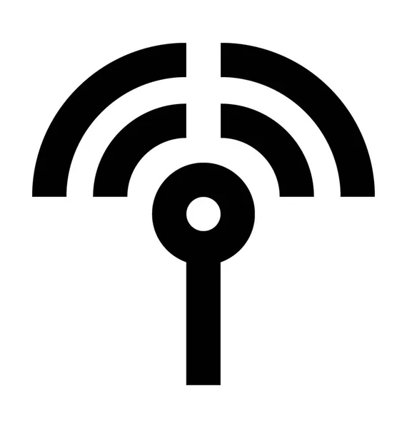 Wifi Torre Vector Icono — Archivo Imágenes Vectoriales