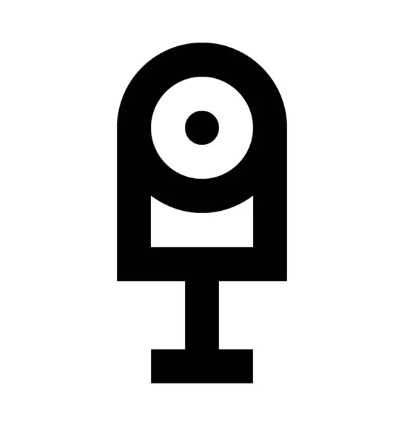 Webcam Lijn Vector Icon — Stockvector