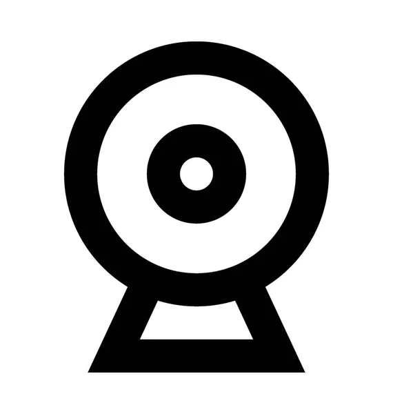 Webcam Line Vector Icon — Stock Vector