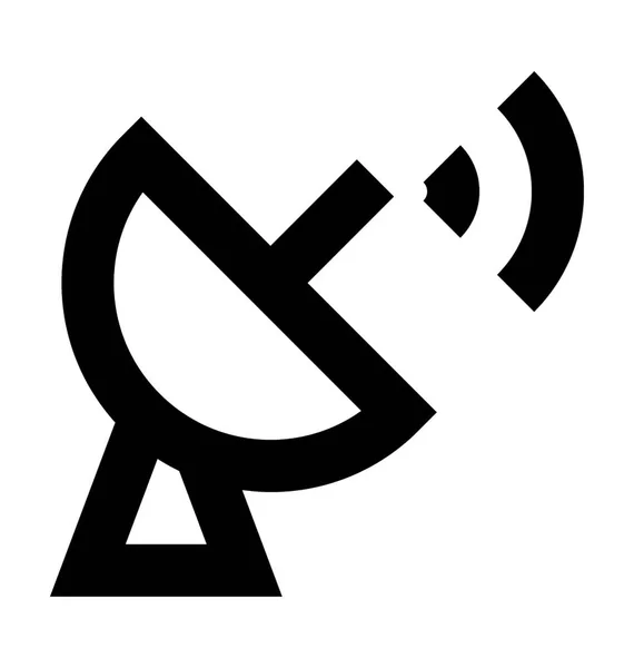 Uydu Anten Vektör Simgesi — Stok Vektör