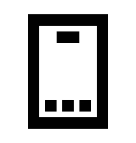 Mobiele Lijn Vector Icon — Stockvector