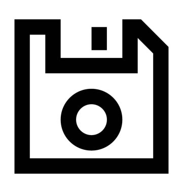  Disket vektör simgesi