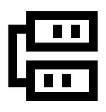  Veritabanı vektör simgesi