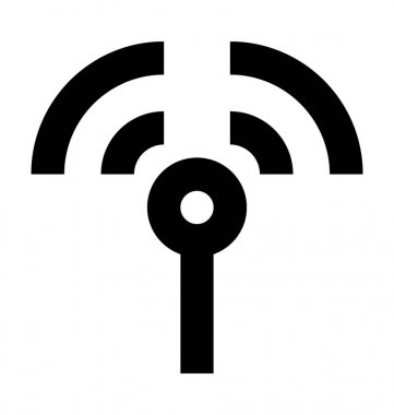  WiFi kule vektör simgesi