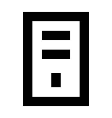  PC kule vektör simgesi