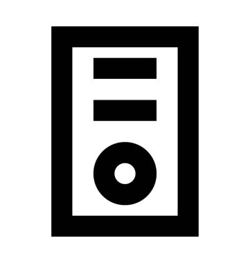  hoparlör vektör simgesi