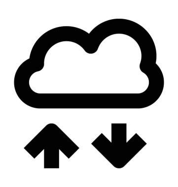  bulut hesaplama vektörü simgesi