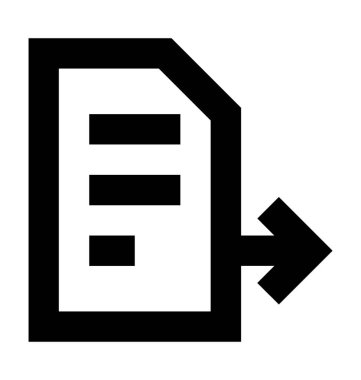  Dosya paylaşımı vektör simgesi