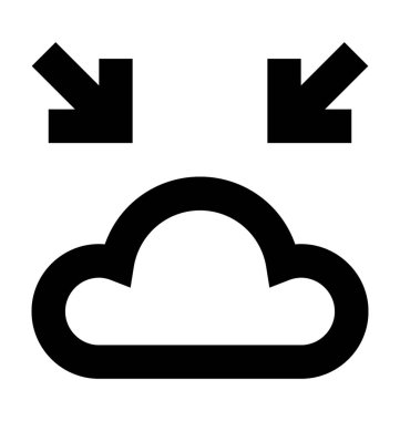  bulut hesaplama vektörü simgesi