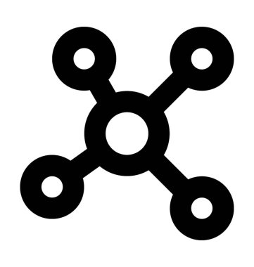  Atom vektör simgesi