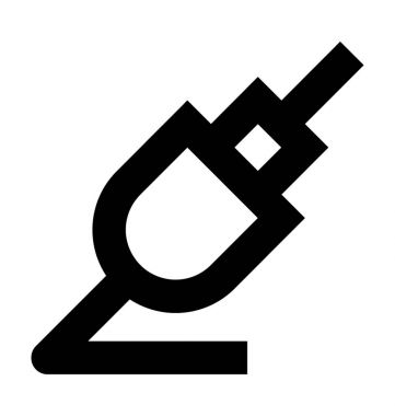  Kulaklık jack vektör simgesi