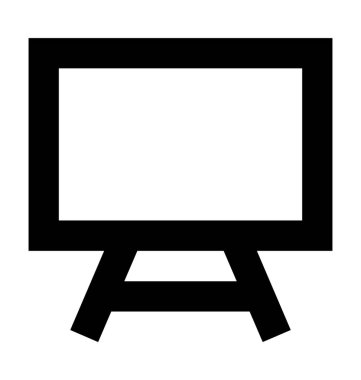  Beyaz tahta vektör simgesi