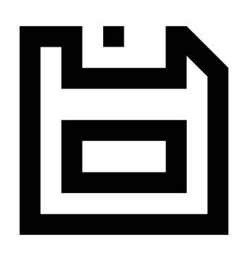  Disket vektör simgesi