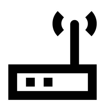  Wifi yönlendirici vektör simgesi