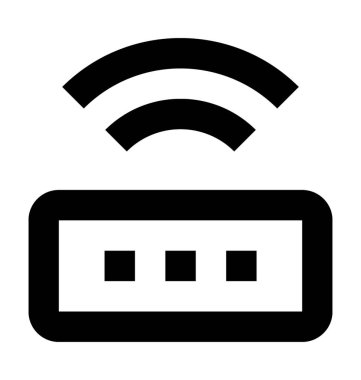  Wifi yönlendirici vektör simgesi
