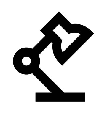  tablo lambası vektör simgesi