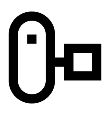  Video kamera vektör simgesi