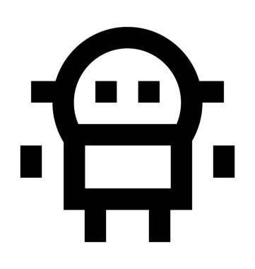  Robot vektör simgesi