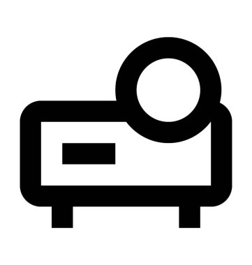  Projektör vektör simgesi