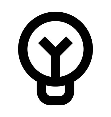  ampul vektör simgesi