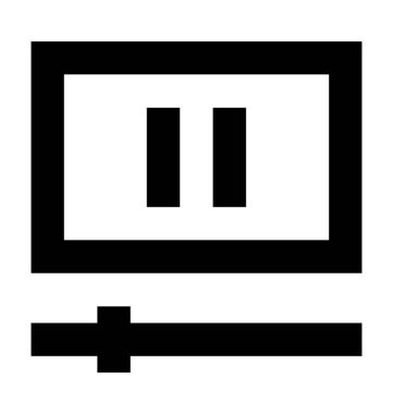  ortam oynatıcı vektör simgesi