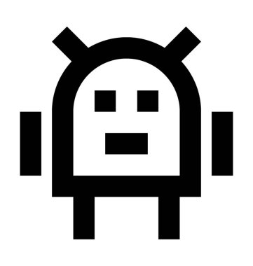  Android Robot vektör simgesi