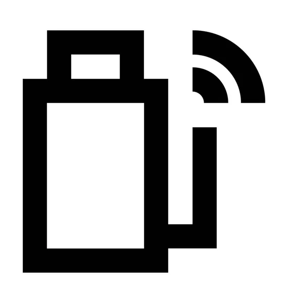 USB Adapter Vector Icon — Stock Vector