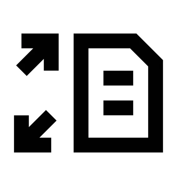 Fil delning vektor symbol — Stock vektor