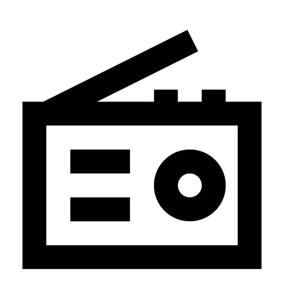 Radio Vector Icon — Stock Vector