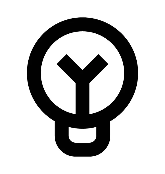 Bulb Vector Icon — Stock Vector