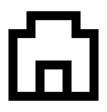  Ofis bloğu vektör simgesi