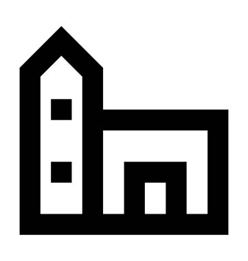  Müze vektör simgesi