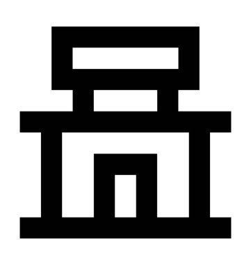  Pazar vektör simgesi