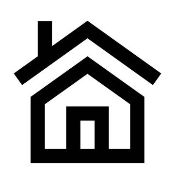  Kulübe vektör simgesi