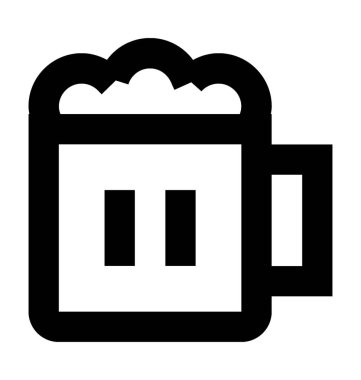  bira kupa vektör simgesi