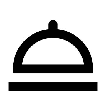  Tabağı vektör simgesi