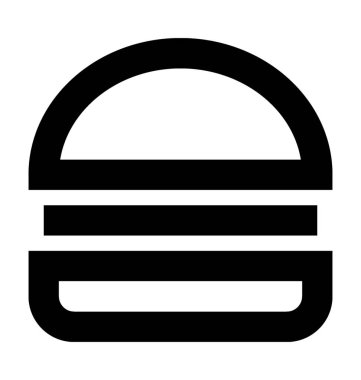  Hamburger vektör simgesi