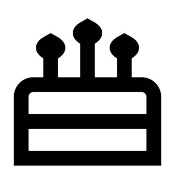  Pasta vektör simgesi