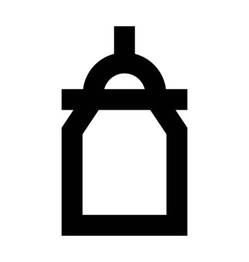  bebek şişe vektör simgesi