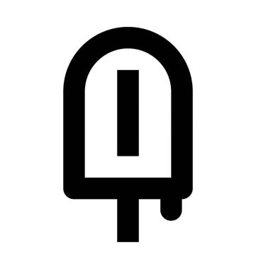  Buzlu şeker vektör simgesi  