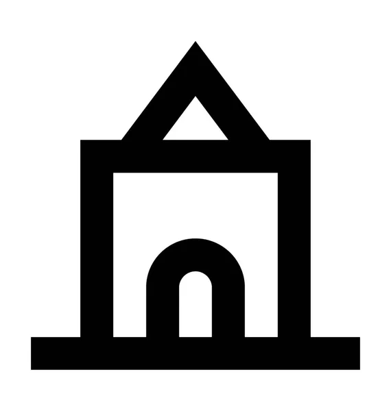 Icona vettoriale Lodge — Vettoriale Stock