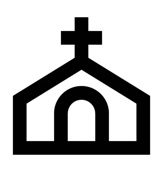 Iglesia Vector icono — Archivo Imágenes Vectoriales